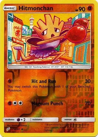 Team Up Hitmonchan #74/181 reverse holo